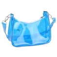 thumbnail image 2 of BadPiggies Stadium Approved Clear Shoulder Bag for Women Plastic Zipper Handbags Small Purse Crossbody Bag, 2 of 10