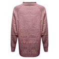 thumbnail image 5 of Only Moment Multicolor Womens Long Sleeve Shirts Crew Neck Long Sleeve Lightweight Knit Pullover Tops 3XL, 5 of 5