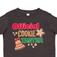 thumbnail image 4 of Inktastic Christmas Official Cookie Taster with Bell and Star Cookie Boys or Girls Toddler T-Shirt, 4 of 5