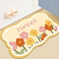 thumbnail image 1 of Cojines para pies Baño y tecnología de baño Tapetes de tela Absorben agua y espesan Puertas domésticas modernas con suciedad Tapetes y mantas para pies Alfombra de piso, 1 of 3