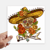 Sombrero Suger l Mexico Day of the Dead Sticker Tags Wall Picture Laptop Decal Self adhesive