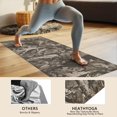 thumbnail image 4 of Brown Camo Deer Tree Pattern Hot Yoga Mat Towel Non Slip for Hot Yoga - Quick-Drying Yoga Mat Cover with 4 Corner Pockets with Travel Bag - Hot Yoga Towel Non Slip Grip Moisture Wicking Sweat 70"x26", 4 of 6