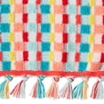 thumbnail image 3 of The Pioneer Woman Dotted Stripe 2-Pack Cotton Bath Towel Set, Coral, 3 of 5