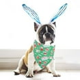 thumbnail image 7 of Deeceymbur Two Sided Easter Pet Scarf with Bunny Carrot Pattern for Dogs Cats Holiday Apparel Accessory, 7 of 7