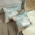 thumbnail image 4 of Throw Pillow Covers Modern Home Art Decor, 16 x 16 Inches Set of 2 Pillow Cases Decorative, Abstract Oil Painting Pillowcases for Bedroom, Living Room, Cushion Couch Sofa, Grey Beige, 4 of 6