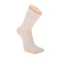 thumbnail image 2 of Unique Bargains  1 Pair Five Toe Socks Comfortable Warmth Socks for Women Creamy-white, 2 of 6