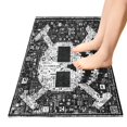 thumbnail image 5 of Haosy Skull Pixel Art Bathroom Rugs Non Slip Absorbent Soft Plush Quick Dry Bath Mat, 39"x20", 5 of 8