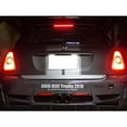 thumbnail image 5 of Black Chrome Lens Red LED 3rd Brake Lamp For 2007-14 MINI Cooper R56 R57 R58 R60, OEM Fit High Mount Brake Light Powered by 10 Brilliant Red LED Lights, 5 of 9