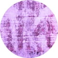 thumbnail image 1 of Ahgly Company Indoor Round Abstract Purple Modern Area Rugs, 7' Round, 1 of 4