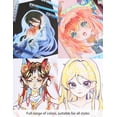 thumbnail image 4 of Bolígrafos de gel Languo, 18 colores, para libros de colorear para adultos, 0,6 mm, 4 of 6