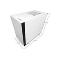 thumbnail image 6 of NZXT H210 - Mini-ITX PC Gaming Case - Front I/O USB Type-C Port - Tempered Glass Side Panel - Cable Management System - Water-Cooling Ready - Radiator Bracket - Steel Construction - White/Black, 6 of 13