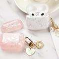 thumbnail image 3 of Seashell-Textured Soft Case for AirPods Pro 4 3 2 1 Anti-Slip Design Pro2 Wireless Charging & Detachable Keychain, 3 of 6