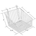 thumbnail image 2 of 8"H Sloped Chrome Wire Basket, 2-Pack, 2 of 2