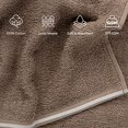 thumbnail image 4 of Bedford Home Rio 8-Piece Egyptian Cotton Towel Set, Taupe, 4 of 7