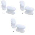 thumbnail image 4 of Minnieouse Separador de dedos de los pies, 1 par, portátil, profesional, Flexible, resistente al calor, Unisex, alisador de repuesto, suministros Suministros de ortodoncia Medio, 4 of 6