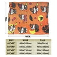 thumbnail image 5 of Halloween Hello Kitty Cozy Blanket - Stylish Pirate Print, Versatile Soft Throw for Air-Conditioned Rooms, Bed & Lounge 60x80 H-8, 5 of 5