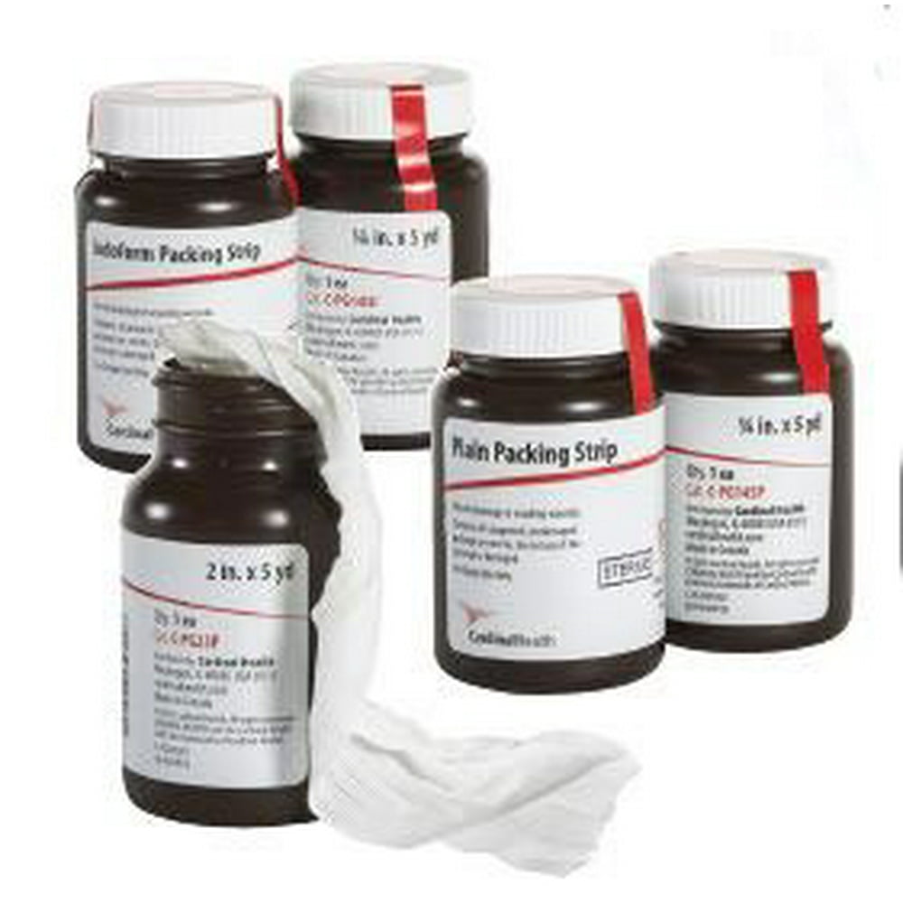Sterile Plain Packing Strip 1/4" x 5 yds. Replaces ZG25P 1 Each