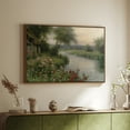 thumbnail image 6 of Vintage Landscape-CCLVI By Wexford Home Framed in Walnut Wood Gallery Wrapped Canvas 27 in. x 41 in., 6 of 7
