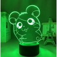 thumbnail image 4 of Luz nocturna Hamtaros Trottings Hamtaros 3D LED que cambia de color, 4 of 4