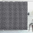 thumbnail image 1 of Ambesonne Leaves Shower Curtain, Teardrop Shapes Grunge, 69"Wx84"L, Taupe and Off White, 1 of 3