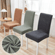 thumbnail image 5 of Funda para silla de restaurante de hotel elástica de una sola pieza engrosada de vellón a cuadros, funda para taburete antiincrustante, funda para silla, 5 of 6