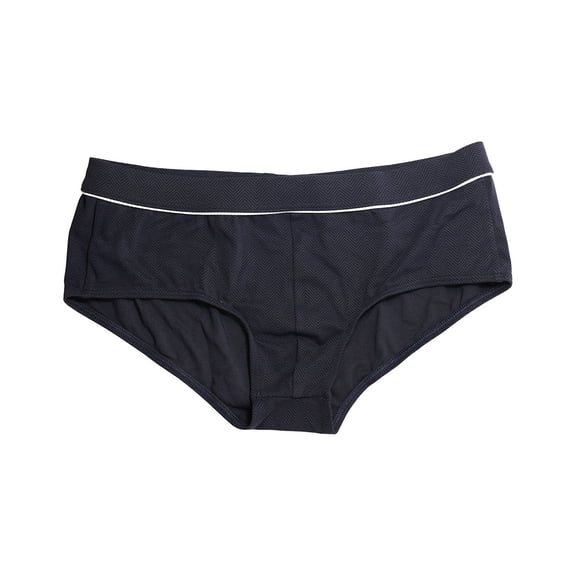 Nero Perla Men's Blue Herringbone Swim Speedo (L)