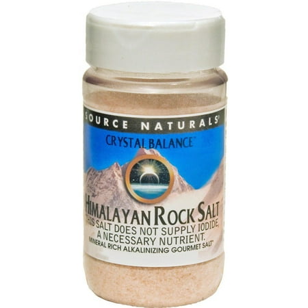 Crystal Balance Himalayan Rock Salt Fine Grind Refill Source Naturals, Inc. 12 oz Salt