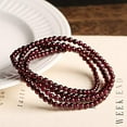thumbnail image 4 of Natural Crystal Beaded Bracelet, Stackable Crystal Stretch Bracelet - Ideal Birthday and Mother's Day Gift for Mom, Wife and Girlfriend, 4 of 5