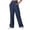Dark Blue, variant on CAIXIA Cargo Sweatpants for Women High Waisted Straight Wide Leg Joggers Fall Casual Baggy Y2K Track Sweat Pants