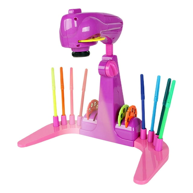 KLKCMS Projecteur de Dessin pour Enfants Art Intelligent pour Garçons et Filles Cadeaux Violet