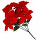 thumbnail image 3 of Ramo de Flores de Pascua Artificial Toystoory Rojo Grande 5 Tenedores para Decoración, 3 of 6