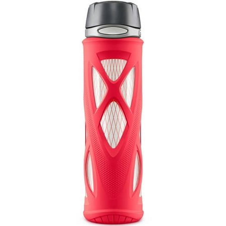 20 Oz Bottle Tote - Zulu Atlas 20 oz Glass Water Bottle with Flip Lid
