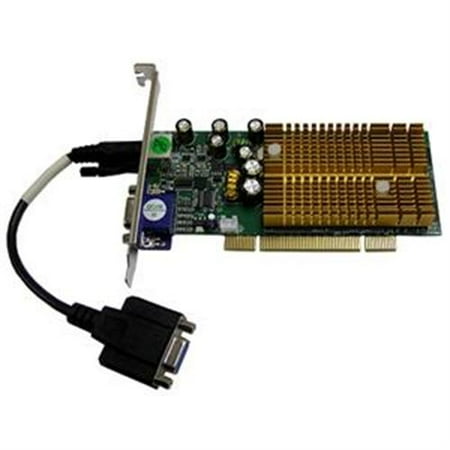 Jaton nVidia Geforce 6200 128MB DDR PCI Low profile support Dual VGA Video Card