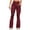 *4-Wine, variant on VBVC Women's Crossover Waist Yoga Pants,Stretchy Sweatpants For Women,Ladies Butt Lift Flare Trousers with Pockets,Khaki,S-2XL