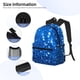 thumbnail image 3 of Easygdp A Blue Glitter Mochila Casual para Portátil, Mochila para Escuela, Viajes, Negocios, 3 of 6
