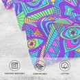 thumbnail image 4 of Dreamtimes Abstract Eyes Patterned Hand Towels 2 PCS, Cotton Bath Towel for Drying Face Hands Body Decorative Water Absorbent Lightweight Towels for Bathroom Ktichen Travel Gym,16"x28", 4 of 7