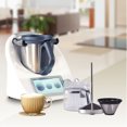 thumbnail image 1 of Articles de Café pour Robot Culinaire, Filtre en Acier Inoxydable, Récipient de Café pour Robot Culinaire Résistant à la Chaleur pour Préparer du Café, 1 of 7
