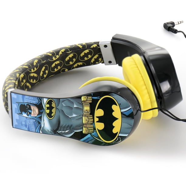 ヘッドホン BATMAN 75TH ANNIVERSARY HEADPHONE Kids Batman Headphones | Student audio gear - Walmart Business