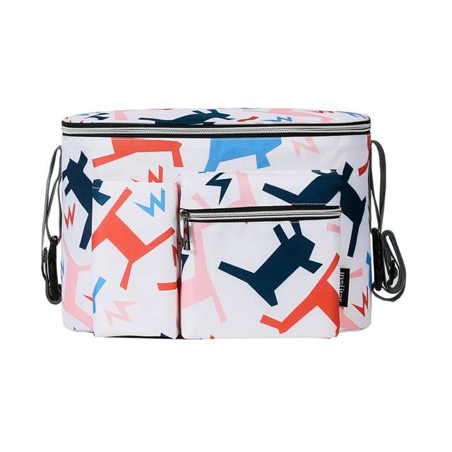 Bolsa multifuncional para cochecito de bebé, bolsa esencial para bebé de gran capacidad, pañal