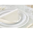 thumbnail image 3 of " OCCASIONS " Wedding Party Linen Feel White 16'' x 16'' Dinner Paper Napkins (120, Square Fold), 3 of 6