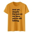 thumbnail image 4 of Women's Funny Graphic T-Shirts Sarcastic Novelty Tees with Humorous Sayings for Casual Wear, 4 of 5