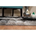 thumbnail image 4 of United Weavers Veria Doux Shag Geometric Accent Rug, Black, 1'10" X 3', 4 of 5