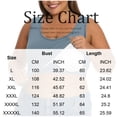 thumbnail image 3 of Nestiefly Womens Cut Out Plus Size Tank Tops with Built in Bra Wide Strap Camisole Summer Basic Udershirts Tank Basic Cami Tops Purple 5XL, 3 of 6