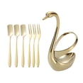 thumbnail image 1 of Cucharas de mango largo Furcos de la fruta Forks Set Cumpleaños cucharaditas Coffee Tea Speces Mezcla Vajilla Vajilla Accesorios Elenxs HA010860-01B, 1 of 7