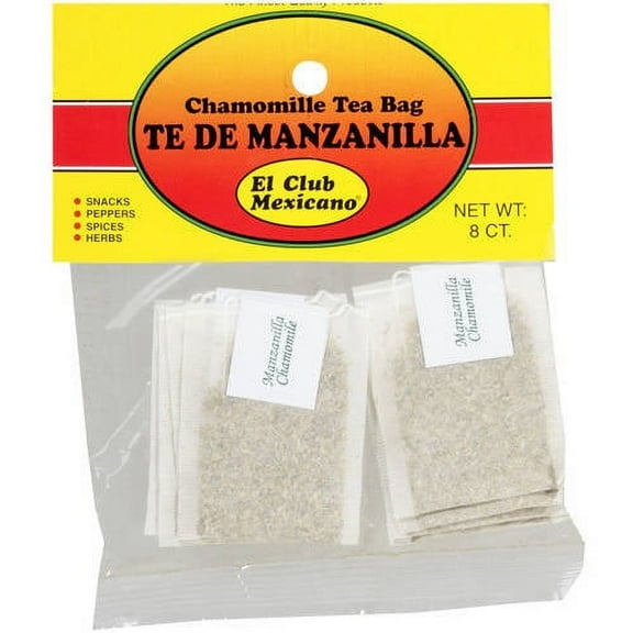 El Club Mexicano Chamomile Flower Tea, 25 Tea Bags