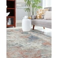 thumbnail image 3 of Unique Loom Kamala Washable Collection Area Rug - cloud 9 (5' 3" x 8' Rectangle Multi/Blue), 3 of 9