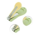 thumbnail image 3 of Unique Bargains 4-piece Set Mini Suitcase Nail Clipper Kit Green for Women for Men, 3 of 6