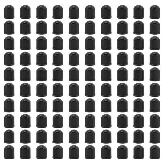 Worgeous Stem Valve Caps Rubber Seal Ring for Car Drivers 100Pcs
