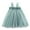 Blue, variant on OSOLU Toddler Girls Sleeveless Mesh Flowers Holiday Party Dress Dance Dresses Sundress Classic Dailywear, 3-4 Years