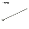 thumbnail image 3 of Straight Ejector Pins, 2.5mm Dia 65Mn Steel Round Tip Punch 100 Length for Mechanical 10Pack, 3 of 5